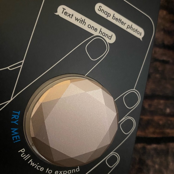 PopSockets PopGrip Metallic Diamond Cell Phone Grip & Stand - Rose Gold - Picture 3 of 5